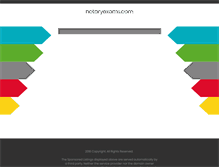 Tablet Screenshot of notaryexams.com